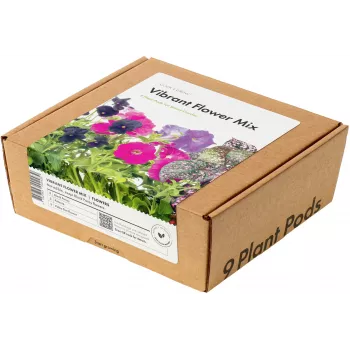 Click & Grow Vibrant Flower Mix växtkapslar för Smart Garden, 9-pack (PPMVBX9)