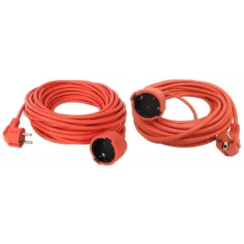 EXTEN SY-CZ-01 30M H05VV-F 3G1.5 förlängningskabel, 30 m, 3-ledare 1,5 mm², Schuko-kontakt till enkeluttag, svart