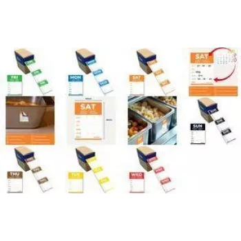 Avery TUE dagsdatumetiketter, avtagbara, 40 x 56 mm, gula, 500 etiketter