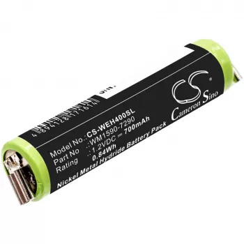 Cameron Sino Ni-MH ersättningsbatteri för Wella Bella Super Chromini, Contura, Moser Chromini, Wahl Super Taper och fler (1,2V, 1500mAh, WM1590-7290)