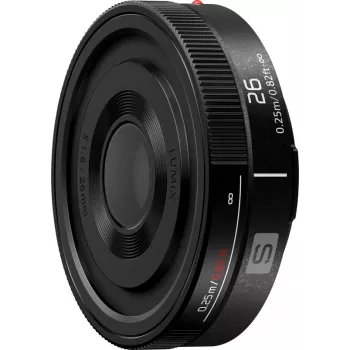 Panasonic Lumix S 26mm f/8 pannkaksobjektiv (MF) (S-R26E)