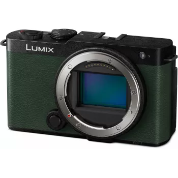 Panasonic Lumix DC-S9E-G fullformats systemkamera med 24,2MP CMOS-sensor, 5-axlig bildstabilisering, 6K-video, L-fattning, mörkoliv