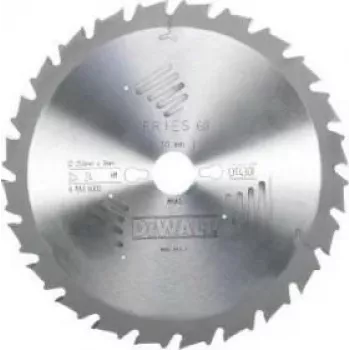DEWALT DT4321-QZ 165mm 24T cirkelsågblad, HM, ATB, 20mm borrning, Extreme Runtime