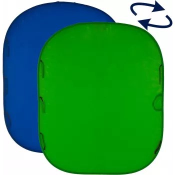 Manfrotto chromakey-bakgrund 1,8 x 2,1 m, blå/grön (LL LC5987)