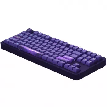 Dark Project ALU87B Celestial aluminium TKL-tangentbord, G3MS Voidstone-brytare, US-layout