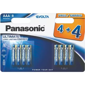 Panasonic Evolta batteri LR03EGE/8B (4+4 st) (LR03EGE/8BW 4+4F)