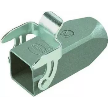 HARTING Han M20 kopplingshölje, M20-gänga, gjuten aluminium, IP65/IP67, dammgrå