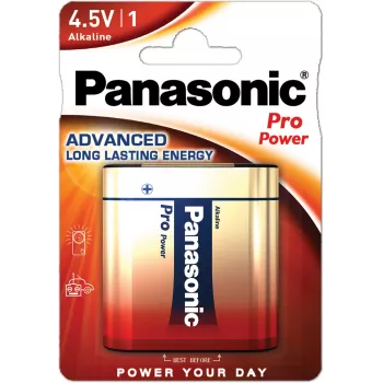 Panasonic Power Pack Gold 3LR12 4,5V alkaliskt flatbatteri - 1 pack (blister)