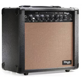 Stagg S15AADR 15W akustisk combo-förstärkare med digitalt reverb