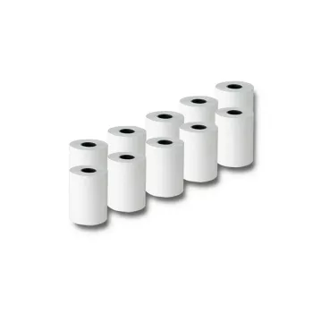 Qoltec termopappersrulle 57 x 15 | 55 g/m² | 10 st | BPA-fri