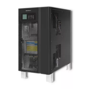 Qoltec 53948 3-fas online dubbelkonverterings-UPS 10kVA 8kW med LCD