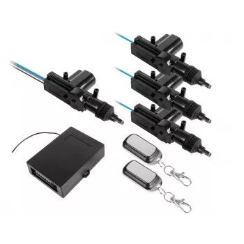 INNE bil centralt låssystem 3+1 fjärrkontroller universellt 12V keyless entry-system