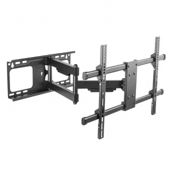 KRUGER & MATZ LEC-KM1305 fullrörlig TV-väggfäste för 37-70 tums TV, svängbar, tiltbar, utdragbar, 40 kg, svart