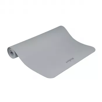 REBEL ACTIVE TPE träningsmatta 200x90x1 cm grå halksäker yoga pilates fitness