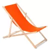 Klassisk solstol i bokträ GreenBlue GB183 orange