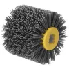 DEDRA DED79334G Nylonborste för satinering och polermaskiner, 120 x 100 mm, korn 400