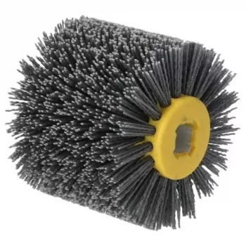 DEDRA DED79334G Nylonborste för satinering och polermaskiner, 120 x 100 mm, korn 400