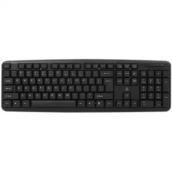 Accura Vista ACC-K1411 trådbundet tangentbord i full storlek, USB, QWERTY, svart