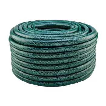 Verto Economic 50 m trädgårdsslang, 3/4 inch, 3-lagers PVC, UV- och algresistent, grön