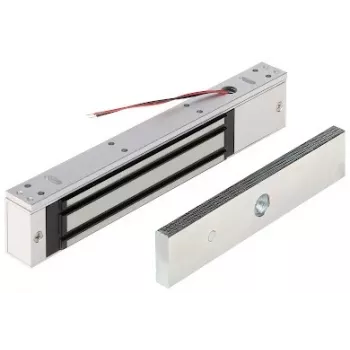 INNE elektromagnetiskt lås ZE-280-5T 280 kg hållkraft fail-safe 12/24V DC med LED och dörrsensor
