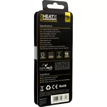 Accura Heat Absorber 9.2X grå set 2 g värmeledande pasta
