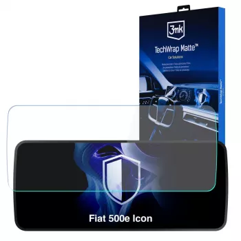 3MK PROTECTION TechWrap Matter skärmskyddsfilm för Fiat 500e Icon 10,25 inch centerdisplay (2025+)