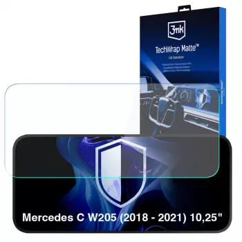 3MK PROTECTION TechWrap matt skärmskyddsfilm för Mercedes-Benz C-Klass W205 (2018-2021) 10,25 inch centerdisplay