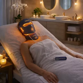 Medivon Lumi 3D Pro LED-ansiktsmask, marinblå