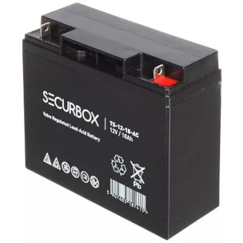 Batteri 12V/18Ah Securbox