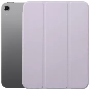 3mk Hardy TabCase lila för Apple iPad Air 11 (M2/M3/M4) – skyddsfodral med stativ och pennhållare