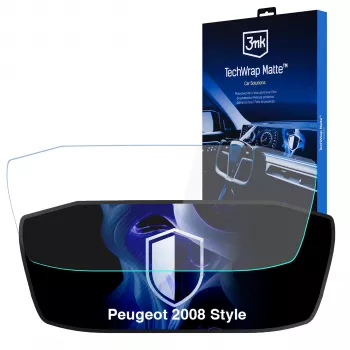 3MK PROTECTION Peugeot 2008 Style TechWrap matt skärmskydd för instrumentpanelen