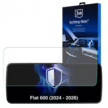 3MK PROTECTION TechWrap matt klusterskydd för Fiat 600 (2024–2026)