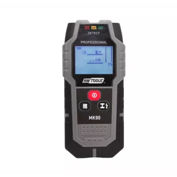 AWTOOLS 1124900 multifunktionell väggscanner – identifierar trä, metall och strömförande AC-kablar upp till 100 mm djup