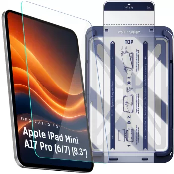 3MK PROTECTION Apple iPad Mini A17 Pro (6/7) (8,3 inch) - upp till 10 3mk HARDY GlassTab ProFIT