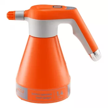 KWAZAR ACCU 1,4 L batteridriven trädgårdsspruta – laddningsbar, justerbar mässingsmunstycke, 2,5 bar, ergonomisk