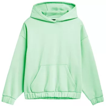 Dam sweatshirt i ljusgrönt 4FSS23TSWSF255 storlek L