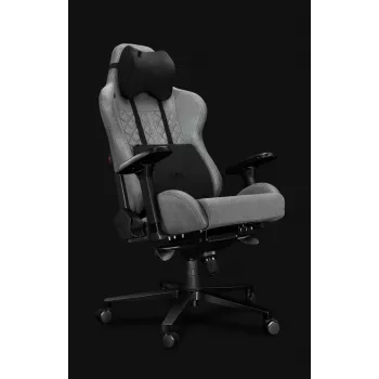 YUMISU 2050 Office Chair, Fabric Upholstery, Cloud/Black (Y-2050-LB-M)