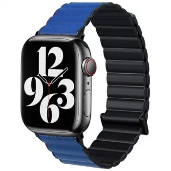 Beline Magnetic Pro armband för Apple Watch 38/40/41mm svart/blå