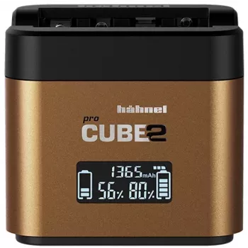 Hähnel ProCube 2 Twin laddare för Olympus (1000 574.0)