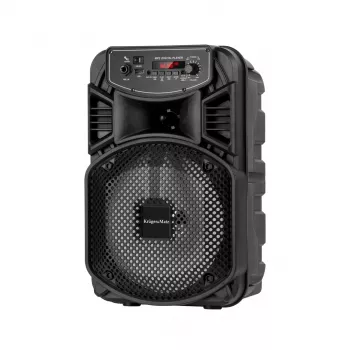 Kruger & Matz Music Box bärbar trådlös högtalare 10W Bluetooth 5.0 TWS FM-radio AUX microSD USB svart