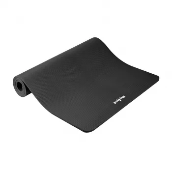 REBEL ACTIVE NBR träningsmatta 190x100x1,5 cm svart - yoga, pilates, fitness