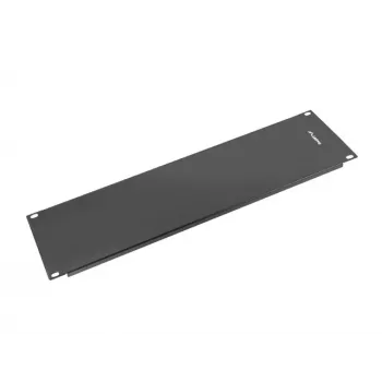 LANBERG AK-1404-B 19-tums 3U rackblindpanel, svart