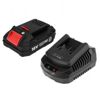 GRAPHITE Energy+ kit: 18V 2,0Ah litiumjonbatteri och laddare