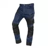 NEO TOOLS denimarbetsbyxa med Oxford-förstärkningar, marinblå, storlek XXL (81-360-1-XXL)