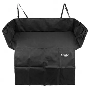 NEO TOOLS 11-474 universell skyddsmatta för bagageutrymme för bilar, SUV och kombi, vattentät, smuts- och reptålig, svart, 145 x 120 cm