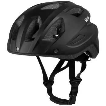 Vayox Kask Active mattsvart cykelhjälm med LED M