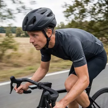 Kask Active LED-cykelhjälm, mattsvart, storlek L VA0424BML Vayox