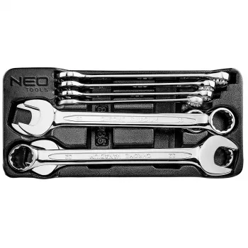 NEO TOOLS kombinyckelset 20-32 mm, 8-delat, skuminsats