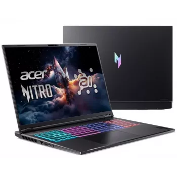 Acer Nitro 16 AI spelbärbar dator - AMD Ryzen AI 9 365, 16 inch WQXGA 165Hz, 32GB DDR5, 2TB SSD, RTX 5070 Ti, Windows 11 Pro