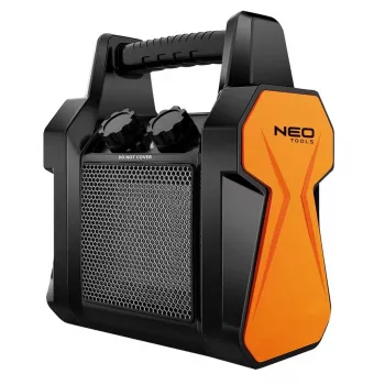 NEO TOOLS PTC-keramisk värmefläkt 2 kW med digital termostat, oscillation, timer och fjärrkontroll